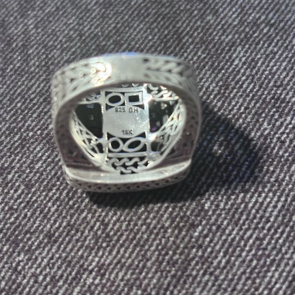 Balissima by EFFY Multi-Stone Ring & Necklace Square Pendant Set - Picture 11 of 12